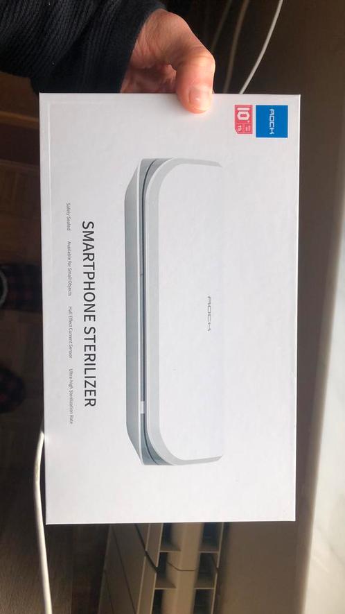 Rock UV-box smartphone sterilizer, Telecommunicatie, Mobiele telefoons | Toebehoren en Onderdelen, Nieuw, Apple iPhone, Bescherming
