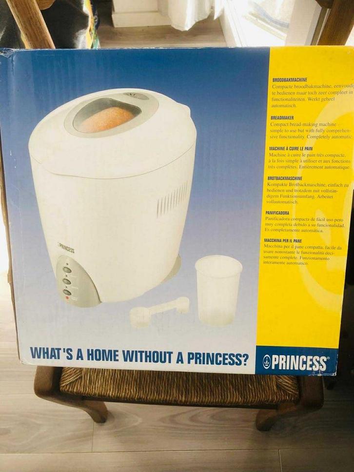 Princess Royal Breadmaker Easy Type 151939, Electroménager, Machines à pain, Neuf, Avec minuteur, 400 à 800 grammes de pâte, Plus de 10 programmes