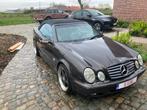 Mercedes clk 230 cabrio voor onderdelen of cross, Auto's, 4 zetels, Achterwielaandrijving, Cabriolet, Zwart