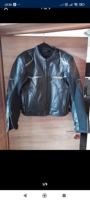 Veste moto cuir véritable  beschikbaar voor biedingen
