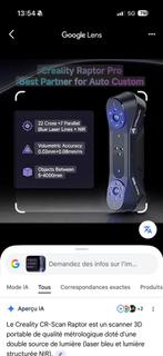 Scanner 3d creality raptor pro, Neuf, Enlèvement ou Envoi, Wi-Fi intégré, Creality