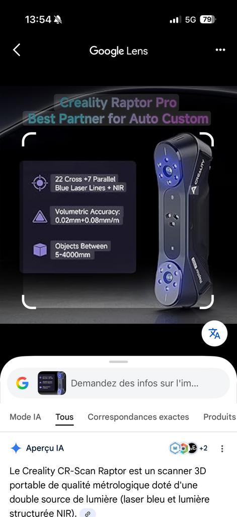 Creality Raptor Pro 3D-scanner, Computers en Software, 3D Printers, Nieuw, Ingebouwde Wi-Fi, Ophalen of Verzenden