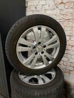 4x Mercedes + Michelin Pilot Alpin winterbanden 205/55 R16, Enlèvement, Utilisé, Mercedes-Benz