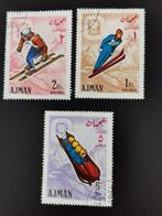 Ajman 1968 - Olympische Winterspelen Grenoble, Ophalen of Verzenden, Gestempeld, Sport