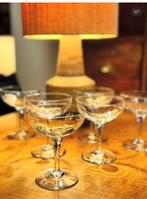 Champagneglazen champagnecoupes, 10 stuks, Antiek en Kunst, Antiek | Glaswerk en Kristal, Ophalen of Verzenden
