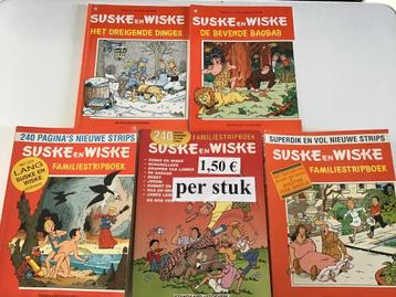 5 strips van "Suske en Wiske" aan 1,50 euro