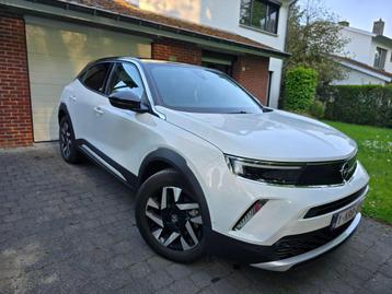 Opel Mokka e-Elegance 50kWh, Auto's, Zwart, Leder en Stof, Wit, Elektrisch