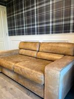 Vintage lederen zitbank, Huis en Inrichting, Zetels | Zetels, Ophalen, Gebruikt, 150 tot 200 cm, Vintage