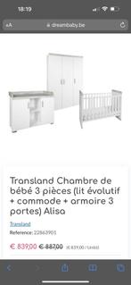 3-delige babykamer (uitschuifbaar bed), Zo goed als nieuw