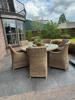 Tuinset compleet, Tuin en Terras, Ophalen, 6 zitplaatsen, Zo goed als nieuw, Wicker