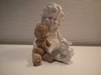 Décoration figurine. Ange avec Ourson. hauteur 8 cm, Comme neuf, Autres types, Envoi