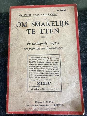 Om smakelijk te eten. In tijd van oorlog beschikbaar voor biedingen