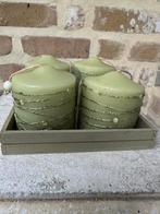 Set van 4 kerst kaarsen, Ophalen of Verzenden, Zo goed als nieuw