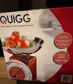 Quigg retro keukenweegschaal - nieuw in doos, Elektronische apparatuur, Weegschalen, Nieuw, Analoog, Ophalen of Verzenden, 1 tot 500 gram