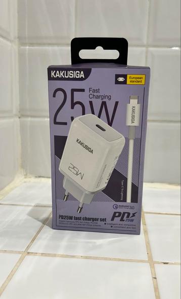 Kit chargeur rapide pour iPhone - USB-C vers Lightning, Télécoms, Enlèvement ou Envoi, Neuf