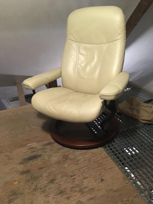 Stressless Consul Relaxchair Design fauteuil Made in Norway, Huis en Inrichting, Fauteuils, Zo goed als nieuw, Leer, 50 tot 75 cm