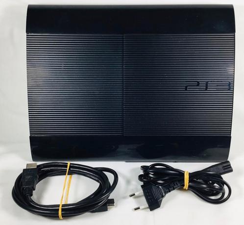 SONY Playstation 3 PS3 CECH-4204C spelconsole + kabels, Games en Spelcomputers, Spelcomputers | Sony PlayStation 3, Gebruikt, 500 GB