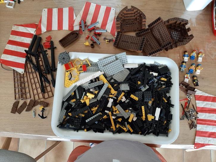 Lego Set 6285 Black Seas Barracuda - onvolledig, Kinderen en Baby's, Speelgoed | Duplo en Lego, Gebruikt, Lego, Complete set, Ophalen of Verzenden