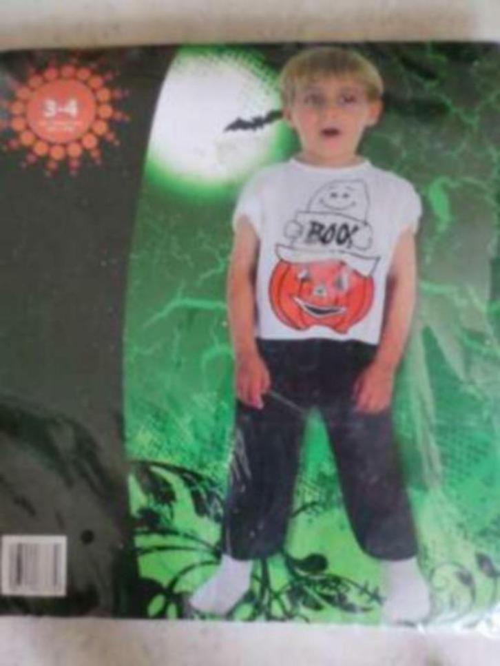 Halloween verkleedpakje-Pompoen 3-4 jaar, Kinderen en Baby's, Carnavalskleding en Verkleedspullen, Nieuw, 104 of kleiner, Ophalen of Verzenden