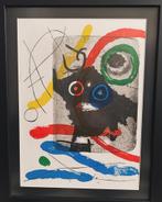 Prachtig ingelijste litho Miró 37,5/47,5 beperkte oplage 150, Enlèvement ou Envoi