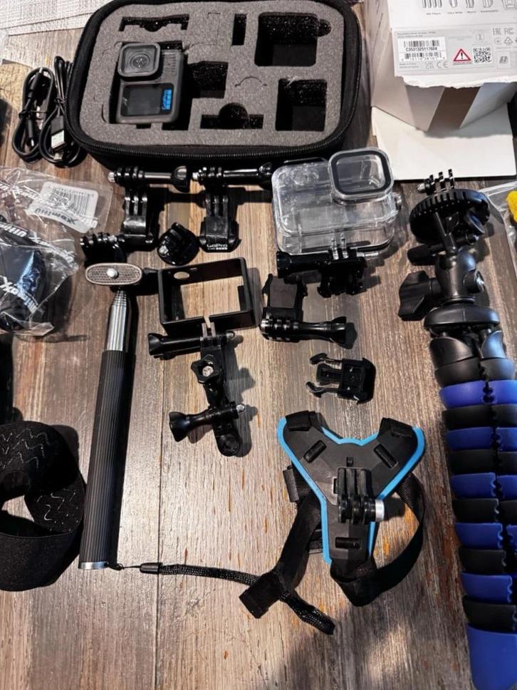 GoPro Hero 13 Black-actiecamera met extra's, Audio, Tv en Foto, Actiecamera's, GoPro, Ophalen of Verzenden