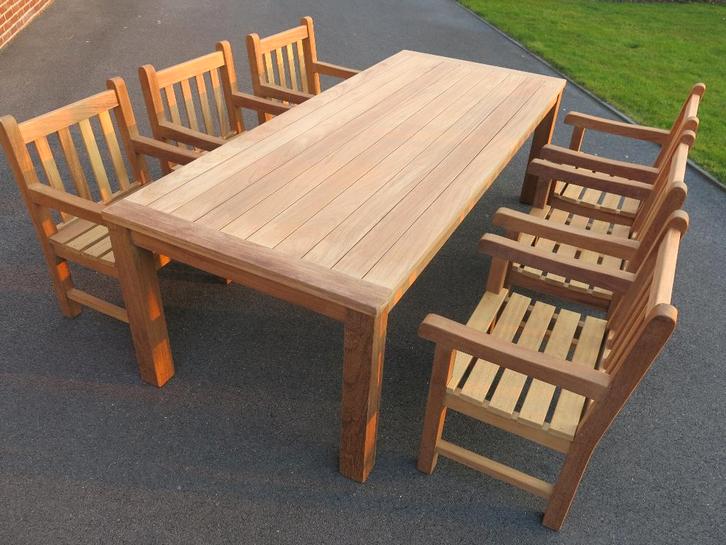 ensemble de jardin en teck de classe à vendre, bon prix, Jardin & Terrasse, Ensembles de jardin, Neuf, Salons de jardin, Bois de teck