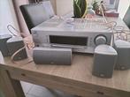 JVC RX-5042 AV-receiver zilver + 5 geluidboxjes, Enlèvement ou Envoi, JVC