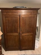 Ancienne garde robe en chêne 160x60x218cm ht, Enlèvement, Utilisé, Chêne
