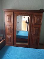 Vintage Kleerkast Met Spiegel, Huis en Inrichting, Kasten | Kleerkasten, Ophalen, Gebruikt, Met hangruimte