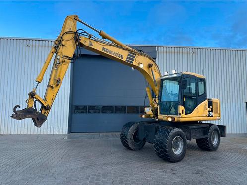 Komatsu PW130-7K graafmachine / wielkraan, Zakelijke goederen, Machines en Bouw | Kranen en Graafmachines, Graafmachine, Ophalen of Verzenden
