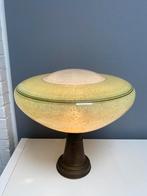 Art Deco stijl vintage tafellamp, Minder dan 50 cm, Glas, Gebruikt, Vintage
