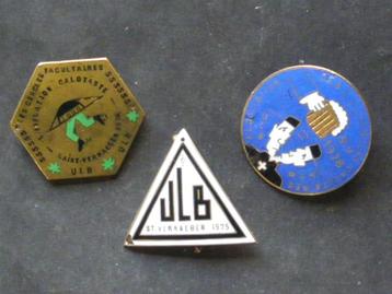 3 médailles de Saint-V cercles facultaires ULB 1974 à 1976 beschikbaar voor biedingen