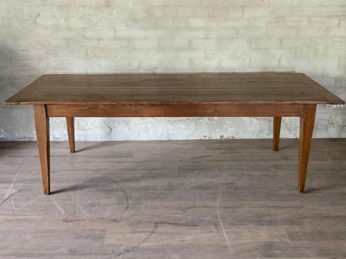 Antieke boerentafel - 250 x 109 cm + 79 cm hoog, Huis en Inrichting, Tafels | Eettafels, Zo goed als nieuw, 100 tot 150 cm, 200 cm of meer