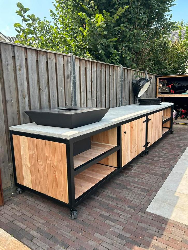 Stalen buitenkeuken, Tuin en Terras, Buitenkeukens, Nieuw, Ophalen of Verzenden