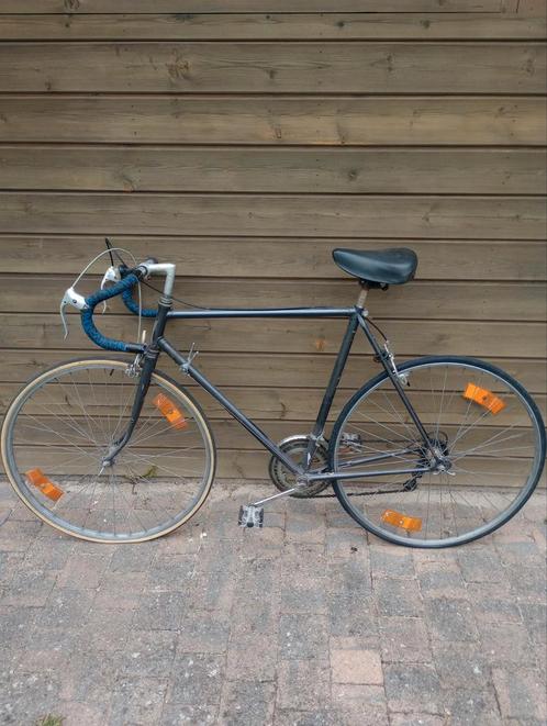 Retro Koersfiets (met werk aan), Fietsen en Brommers, Fietsen | Heren | Sportfietsen en Toerfietsen, Gebruikt, Minder dan 10 versnellingen