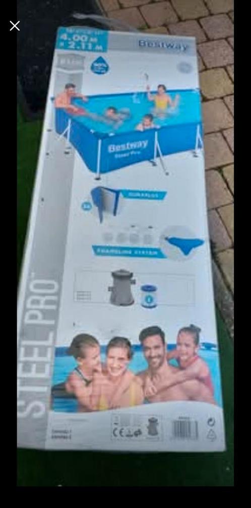 Bestway steel pro zwembad (400 x 211 x 81cm), Tuin en Terras, Zwembaden, Ophalen