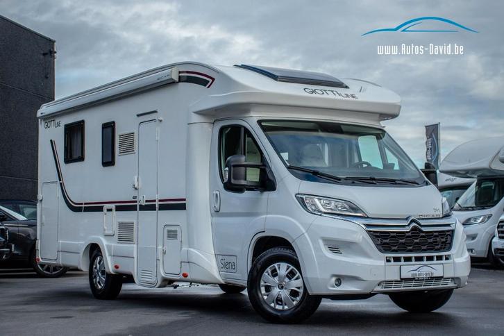 Giottiline Siena 395 PLA 6 Slaappl. / 1 EIGENAAR / HISTORIEK, Caravans en Kamperen, Mobilhomes, Bedrijf, tot en met 6, Half-integraal