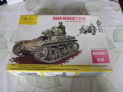 RENAULT R35 HELLER 1/35, Hobby en Vrije tijd, Modelbouw | Overige, Nieuw, 1:32 tot 1:50, Verzenden