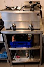 Friteuse Horecaselect 10 liter met kraan+ onderstel INOX, Enlèvement, Utilisé