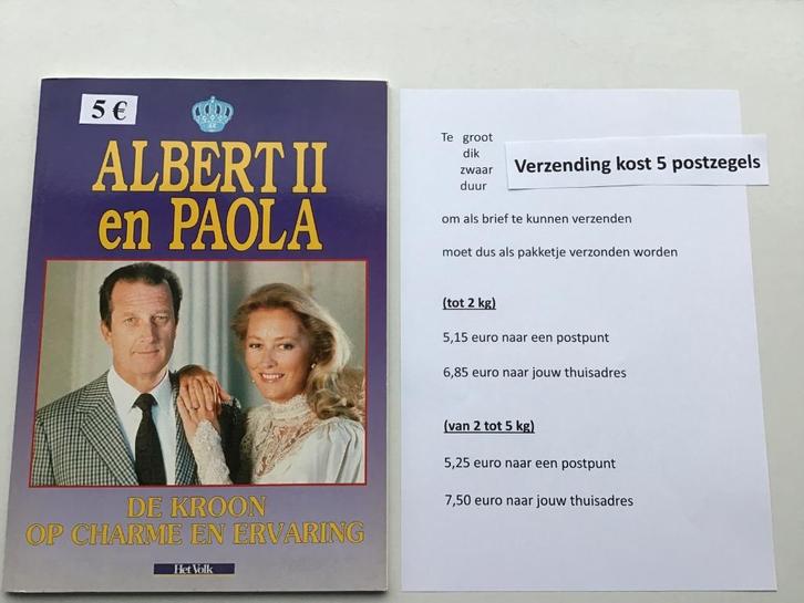 Albert II en Paola : De kroon op charme en ervaring, Verzamelen, Koningshuis en Royalty, Zo goed als nieuw, Ophalen of Verzenden