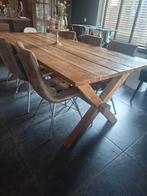 Teak tafel 6 personen, Teck, 100 à 150 cm, Enlèvement, Utilisé