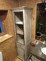 Badkamer kolomkast, Huis en Inrichting, Ophalen, (Half)hoge kast, Minder dan 50 cm, Zo goed als nieuw