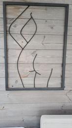 Tuindecoratie silhouet in metaal, Tuin en Terras, Tuinwanddecoratie, Ophalen, Zo goed als nieuw