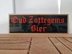 bier reclame bordje Oud Zottegems Bier, Ophalen of Verzenden, Gebruikt, Reclamebord, Plaat of Schild, Overige merken