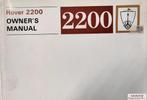 Rover 2200 Owner's manual RTC9035, Ophalen of Verzenden