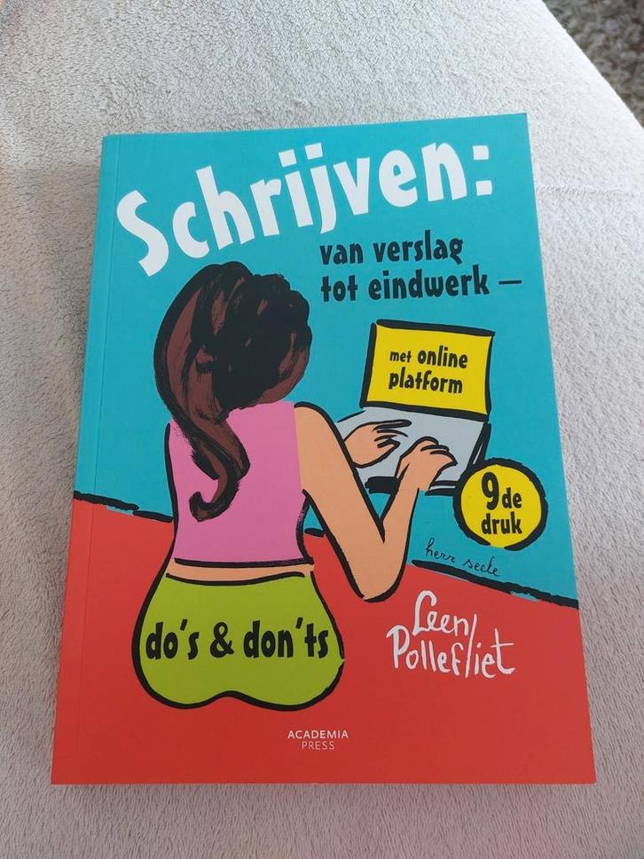 Leen Pollefliet - Schrijven: van verslag tot eindwerk, Boeken, Overige Boeken, Zo goed als nieuw, Ophalen of Verzenden
