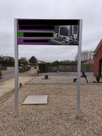 Aluminium Reclamebord, Ophalen