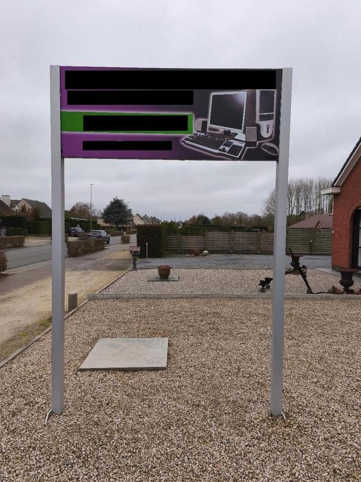 Panneau publicitaire en aluminium, Articles professionnels, Articles professionnels Autre, Enlèvement