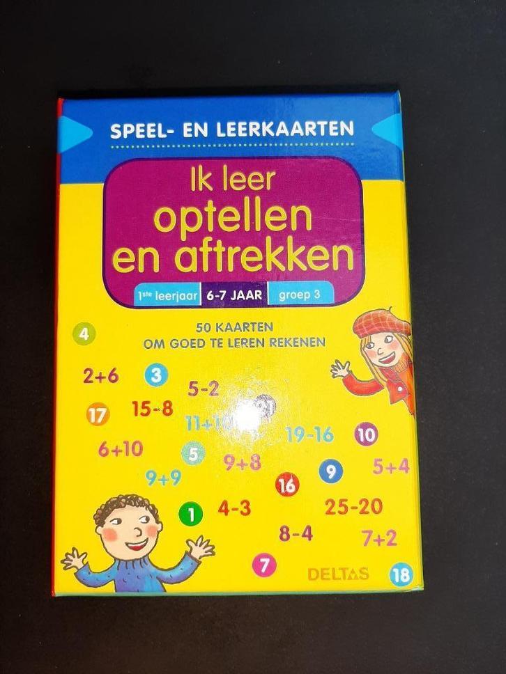 Deltas "Ik leer optellen en aftrekken", Kinderen en Baby's, Speelgoed | Educatief en Creatief, Zo goed als nieuw, Rekenen, Ophalen of Verzenden
