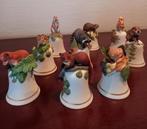 Porseleinen belletjes met de hand geschilderd, Ophalen of Verzenden